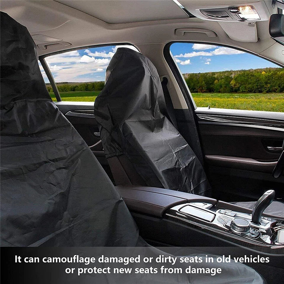 Pet Car Seat Cover | Pair Throw Over Seat Cover | Waterproof Seat Protector Universal