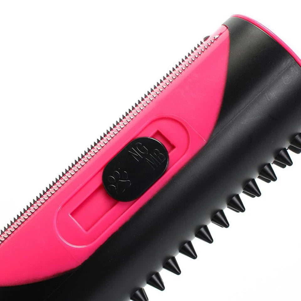 3in1 Deshedding Tool | Dog Cat Horse Pet Grooming Brush Comb | Hair Removal Bristle