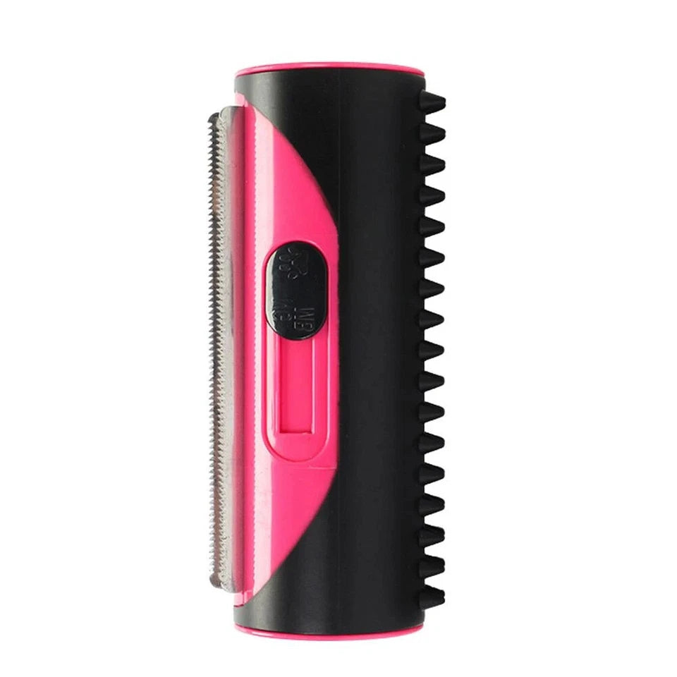 3in1 Deshedding Tool | Dog Cat Horse Pet Grooming Brush Comb | Hair Removal Bristle