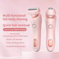 Women Pro Silk Glide Epilator - Pink | Electric Shaver Razors Trimmer | Bikini Hair Remover