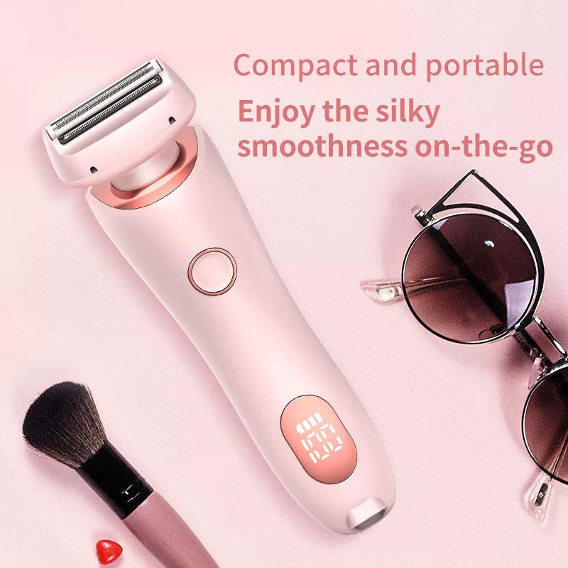 Women Pro Silk Glide Epilator - Pink | Electric Shaver Razors Trimmer | Bikini Hair Remover