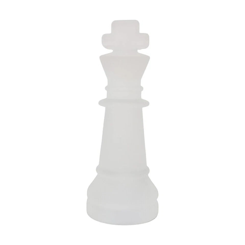 Karson Crystal Chess Game Set 32pc | Glass Board | Suitable for 6y+ | Stylish Centerpiece