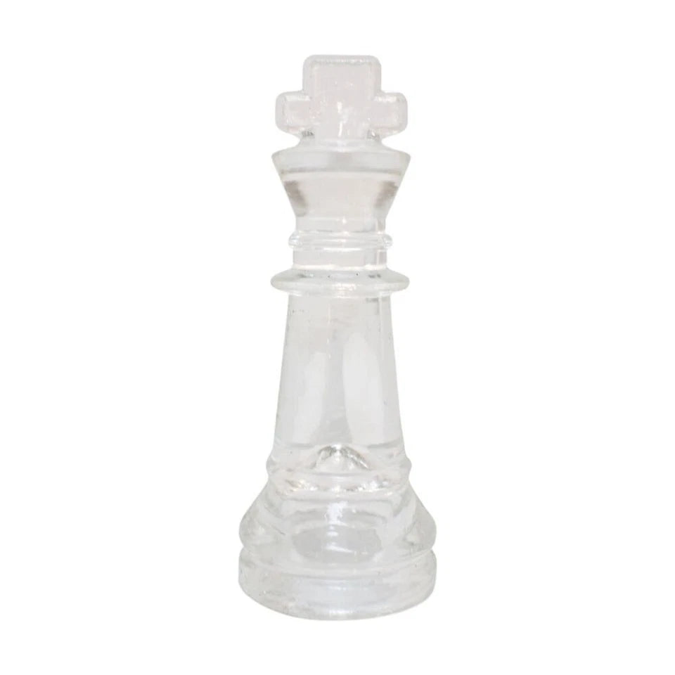 Karson Crystal Chess Game Set 32pc | Glass Board | Suitable for 6y+ | Stylish Centerpiece