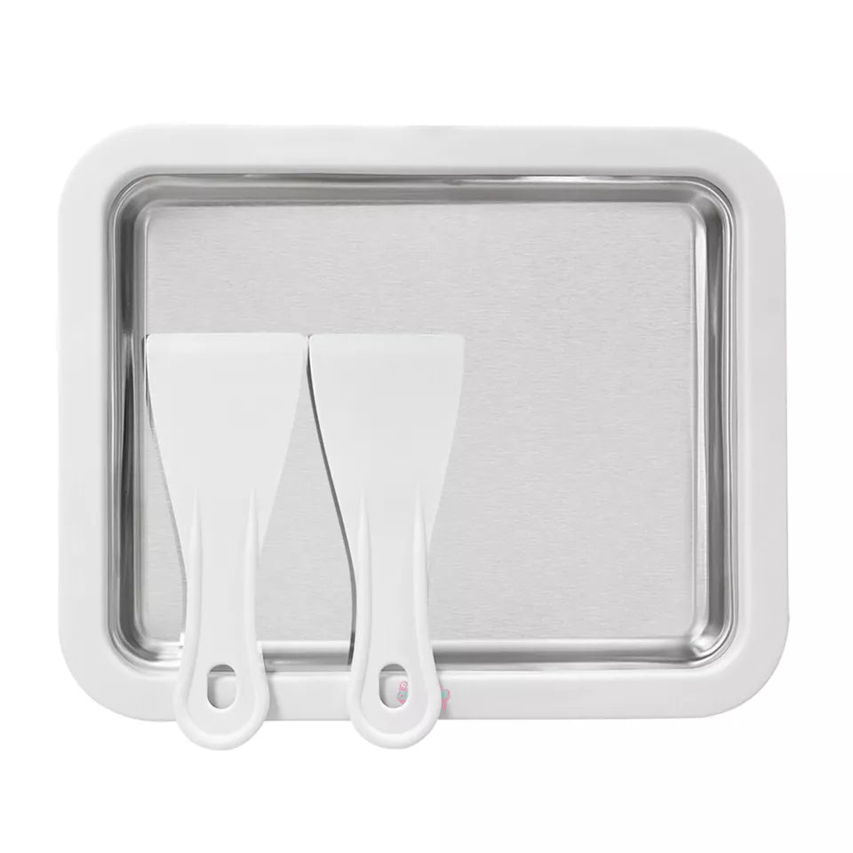 Sweet Creations Stainless Steel Ice Cream Maker | DIY Frozen Dessert White |
