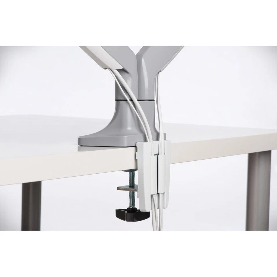 Kensington SmartFit One Touch Adjust | Dual Arm Mount For 13"-32" Monitor Grey |