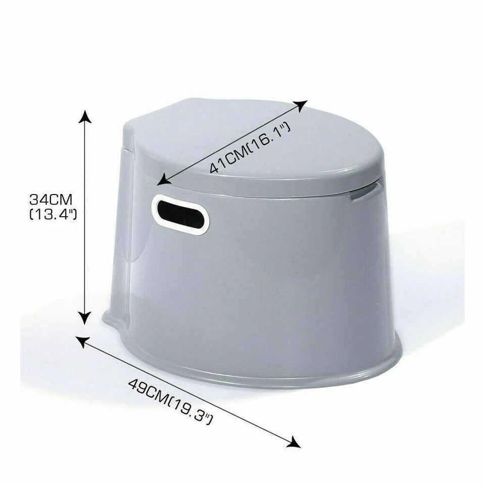Outdoor Portable Toilet | 6L Capacity Camping Potty | Caravan Travel Camp Boating Tent Hiking | Durable  polyethylene