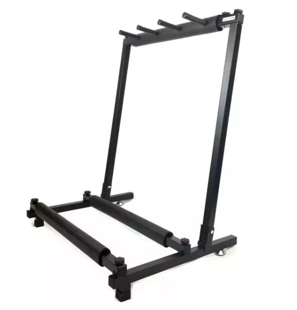 Guitar Stand Fits 3 Guitars | Bass Display Rack | Metal Contrsuction | anti-collision foam | Non-Slip