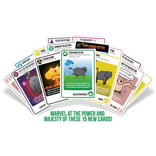 15pc Exploding Kittens Streaking Kittens Expansion Pack Kids/Children Game 7y+