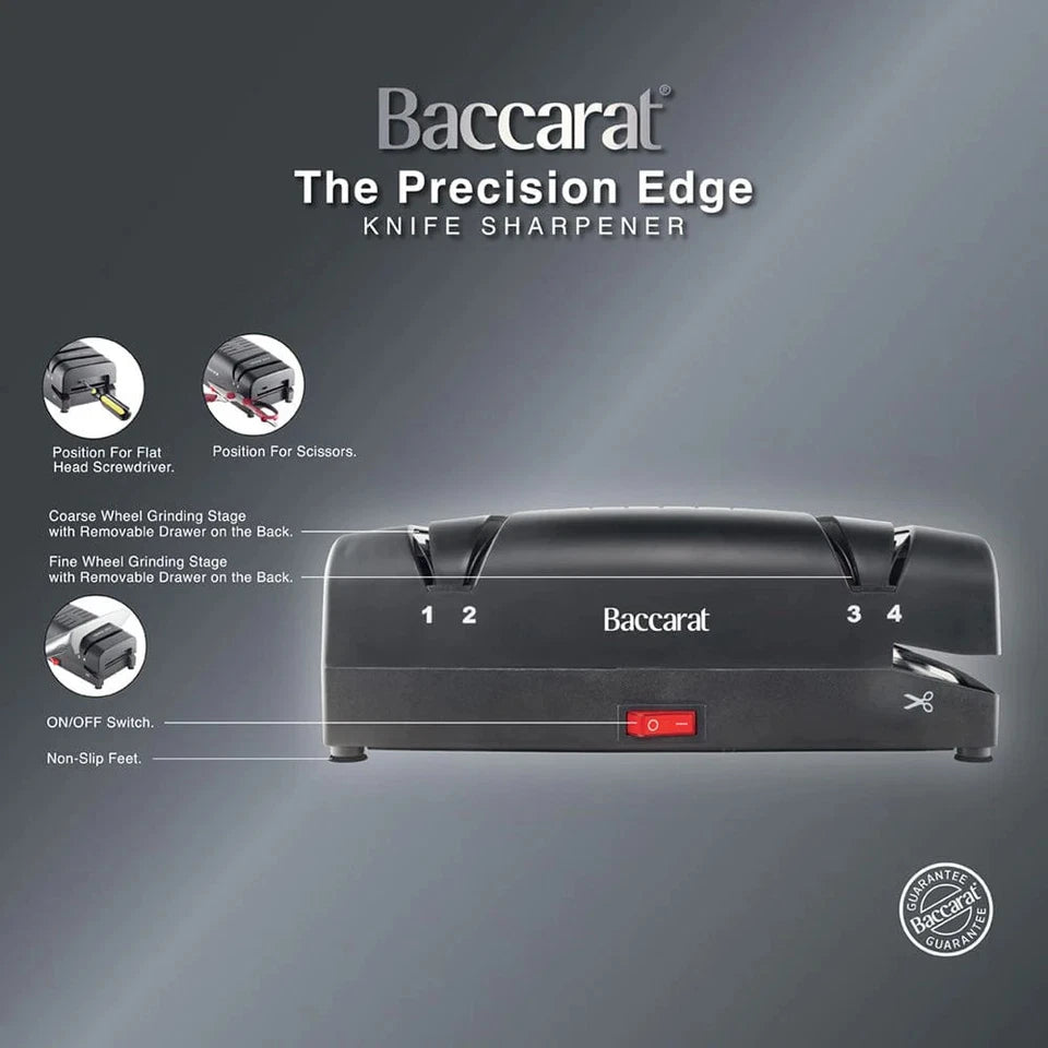 Baccarat Knife Sharpener Tool - Kitchen Benchtop Sharpening Tool