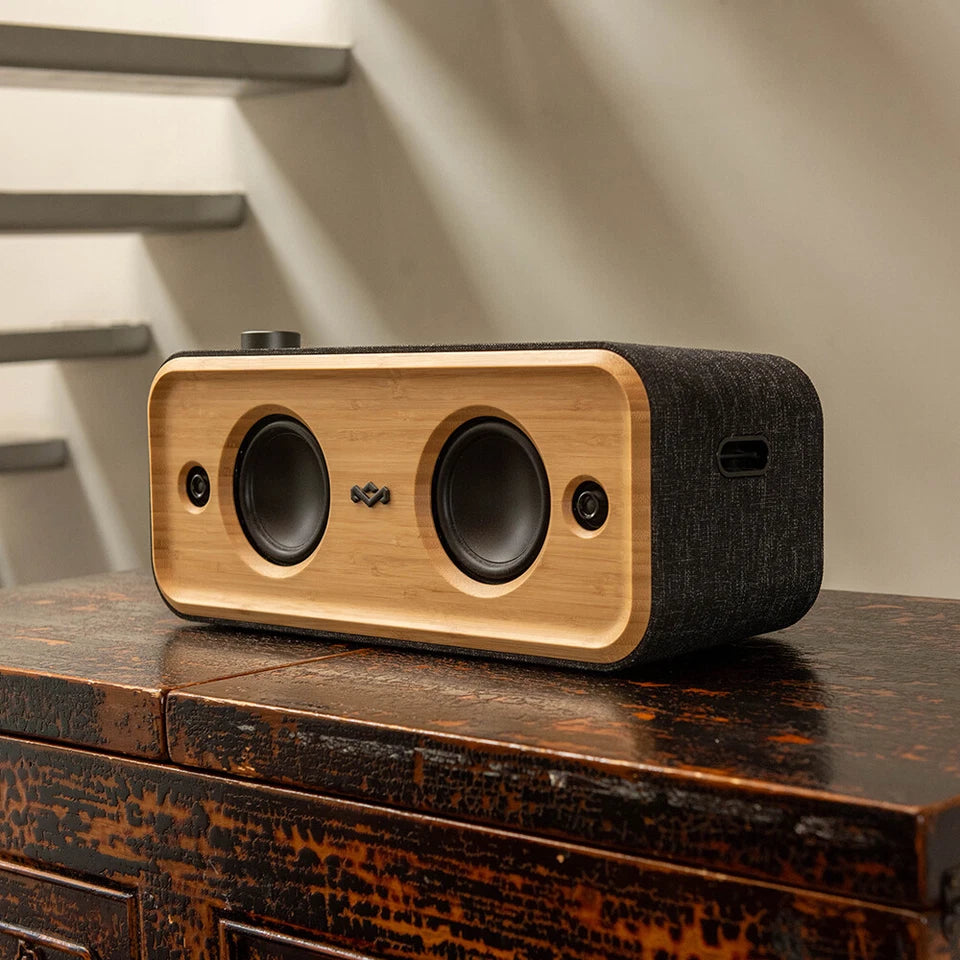 Marley Get Together 2 XL 30W | Powerful Portable Bluetooth Wireless Speaker | Black/Woodgrain