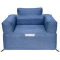 Quest Outdoors Sofa | 100x80cm Blue Air Inflatable Sofa | Camping/Picnic Furniture | Camp Gear