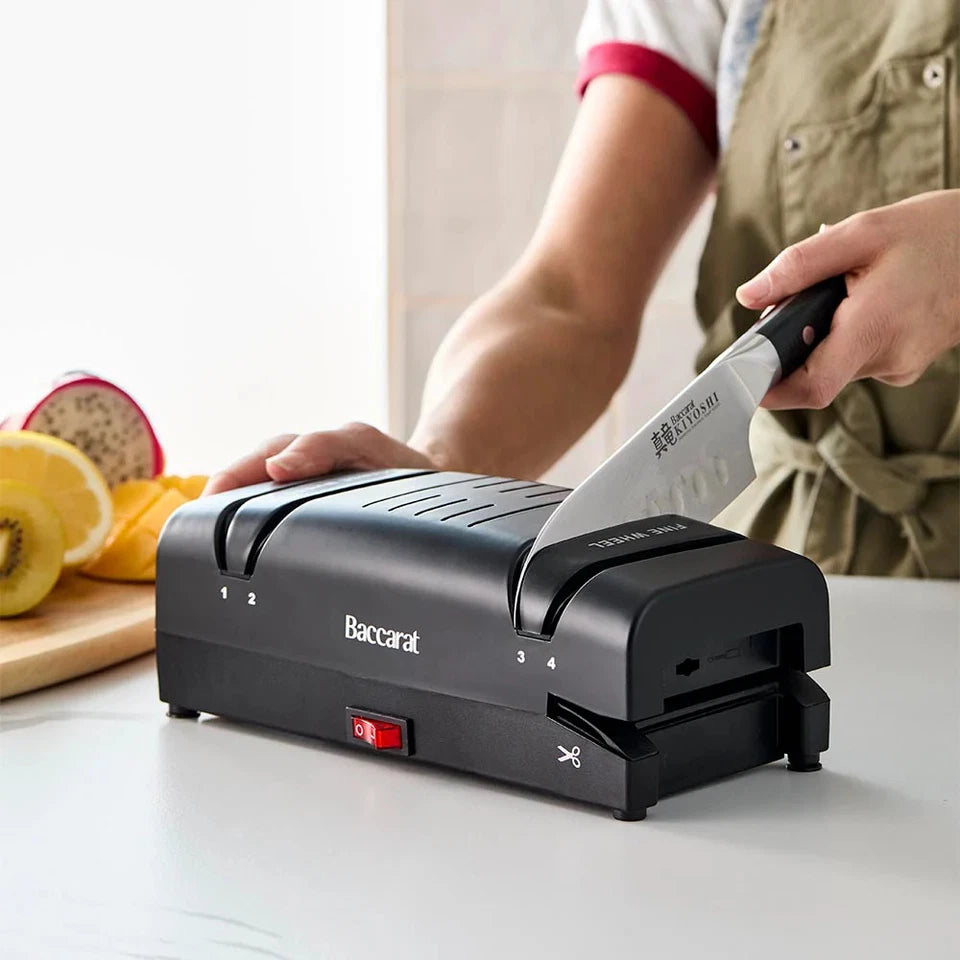 Baccarat Knife Sharpener Tool - Kitchen Benchtop Sharpening Tool