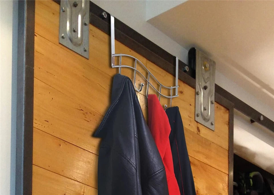 Over Door Metal Hanger Storage Holder