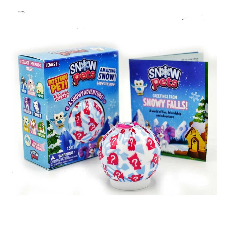 2x Be Amazing Toys Series-1 Snow Pets Mystery Toy Surprise Figure Play Kids 5y+