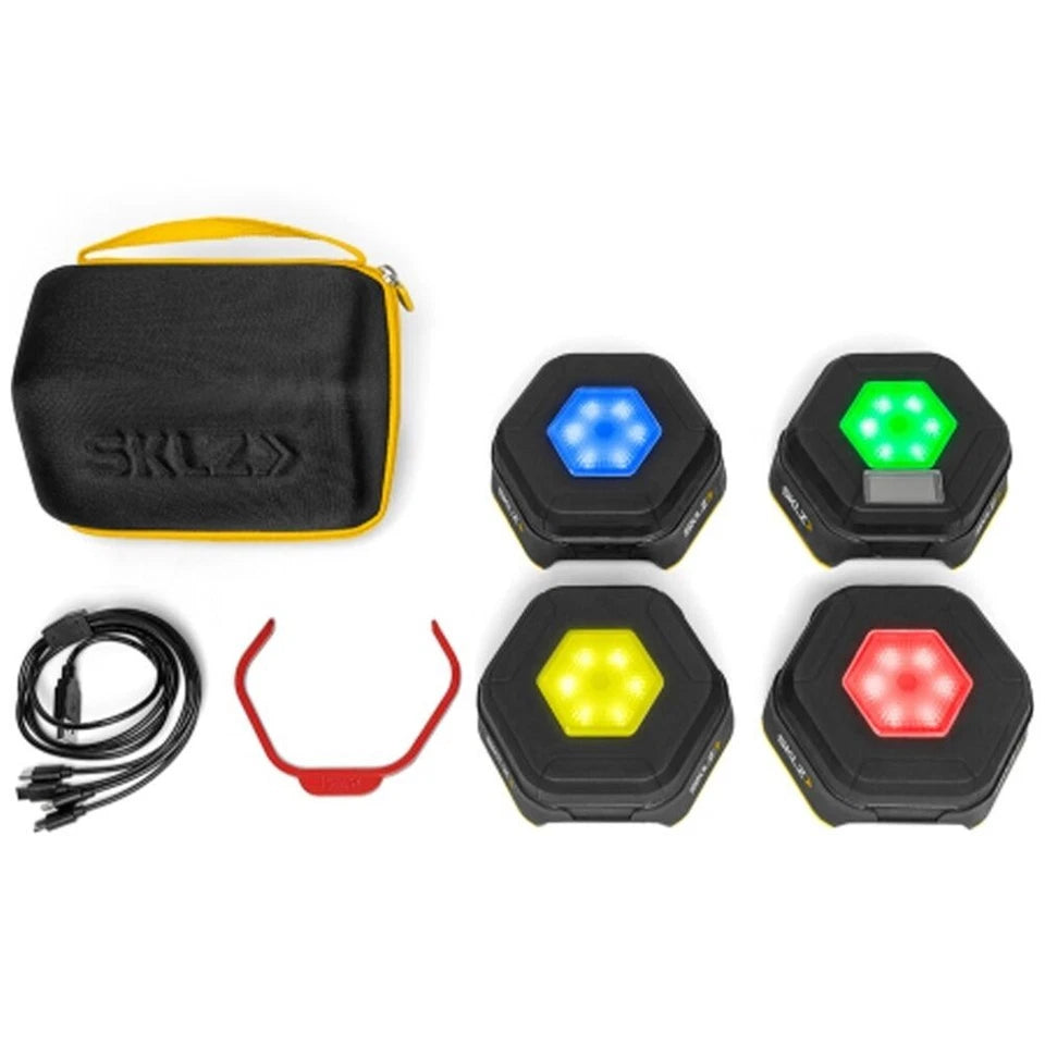 Reactive Flash Agility Training | 4pc SKLZ Equipment for Sport | Multicoloured