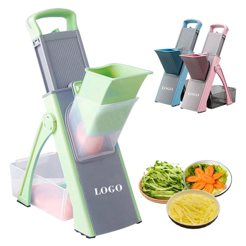 Multifunctional Green Vegetable Slicer Grater Cutter for Home Kitchen Prep