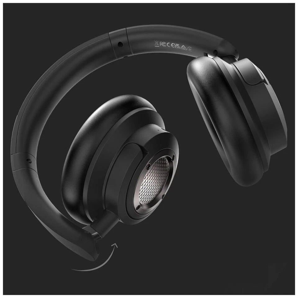 HiFuture FutureTour X Hybrid ANC Wireless Bluetooth Over Ear Headphones Black