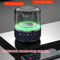 Sansai 14.5cm Bluetooth RGB | Colourful Wireless Speaker 20W Music/Audio Playing | Dual Stereo Crystal