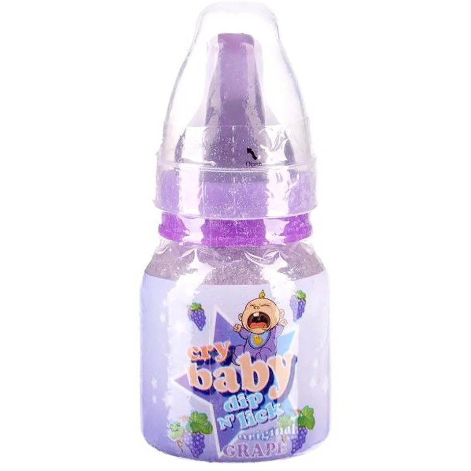 Universal Candy Cry Baby Dip n Lick | 12PK Fruit Flavoured Sweet | 32g Assorted