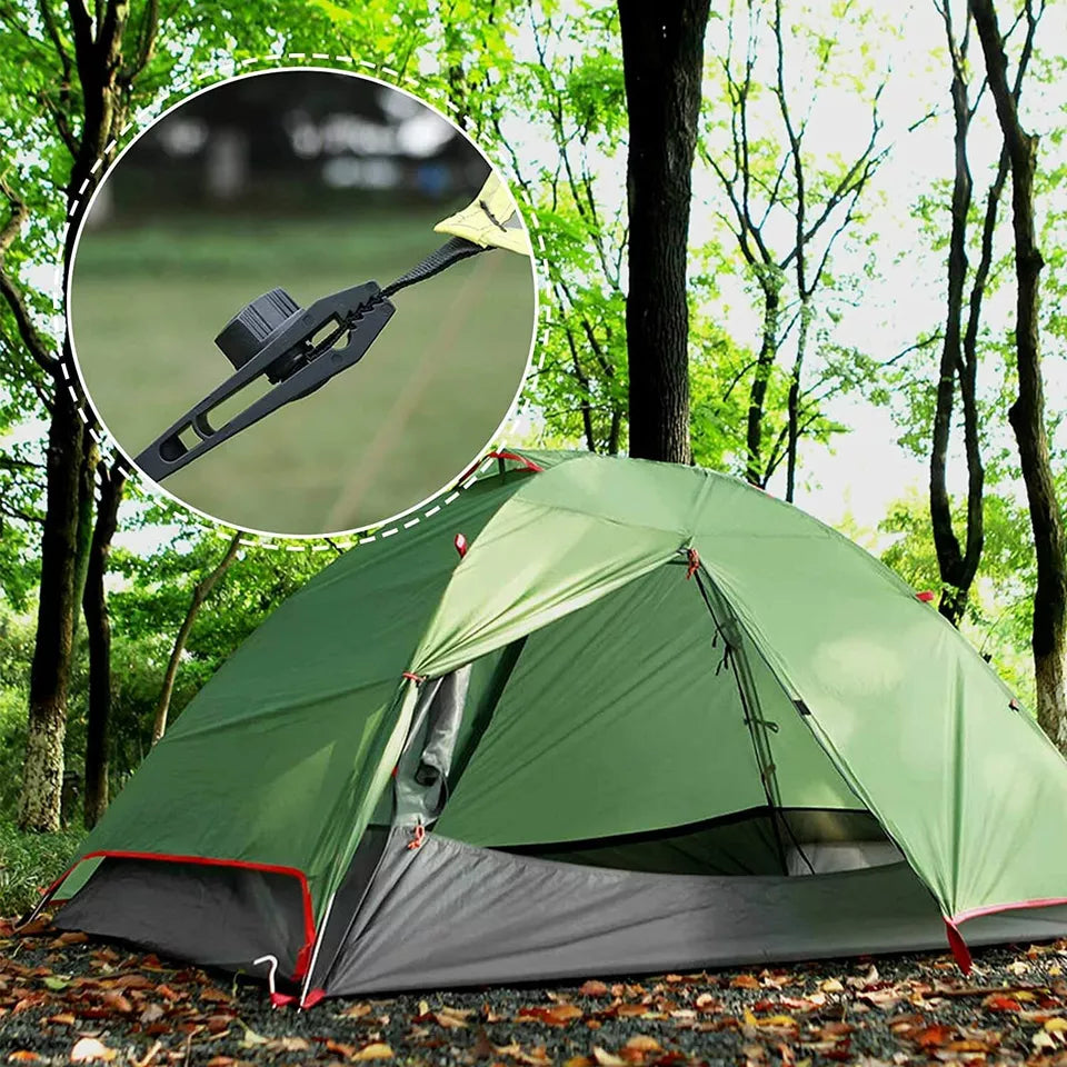 10PCS Awning Tarp Tent Clips Canvas Clamps Heavy Duty Camping Survival Grip Tool