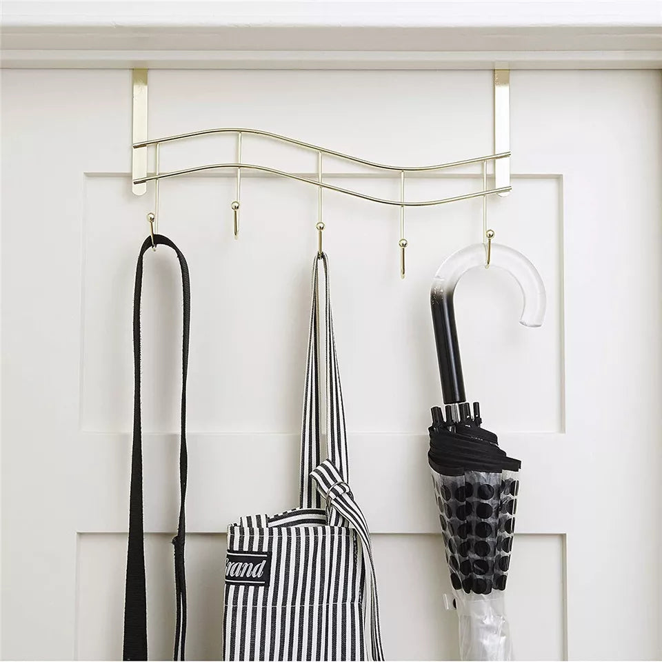 Over Door Metal Hanger Storage Holder