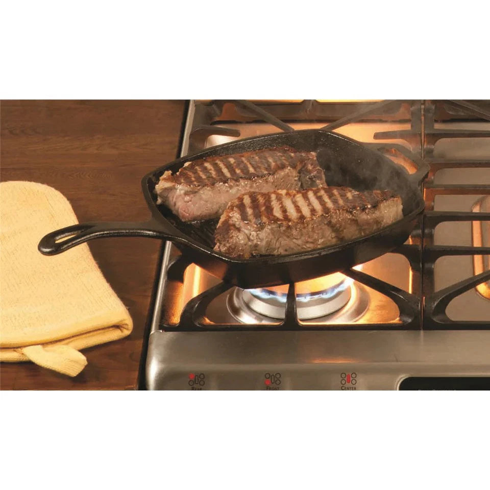 Lodge 27cm Cast Iron Grill Pan