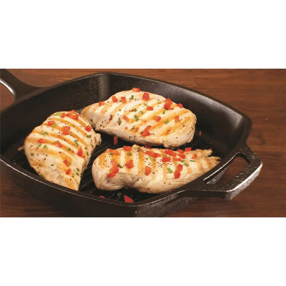 Lodge 27cm Cast Iron Grill Pan