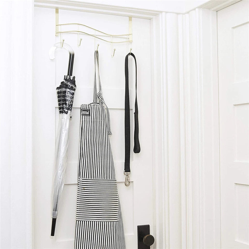 Over Door Metal Hanger Storage Holder