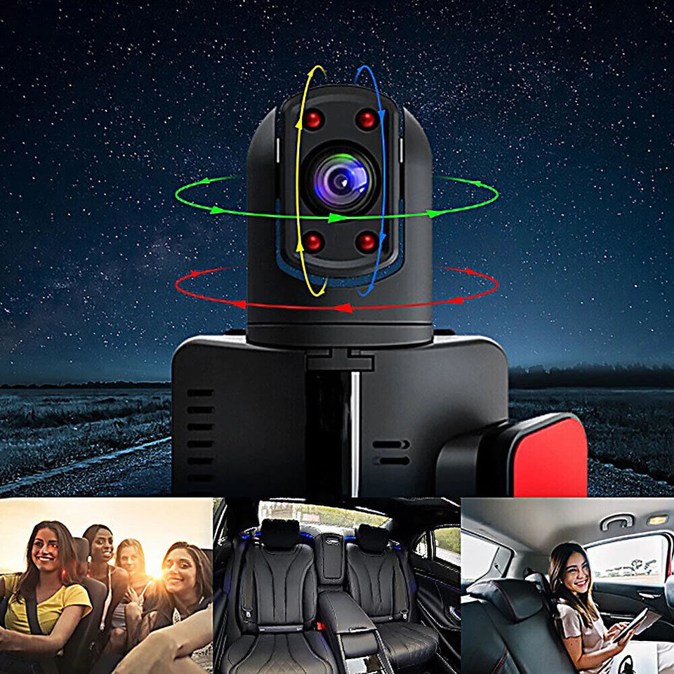 Dash Cam | 1080P Car DVR 3" Dual Lens | Incl G-sensor & Night Vision