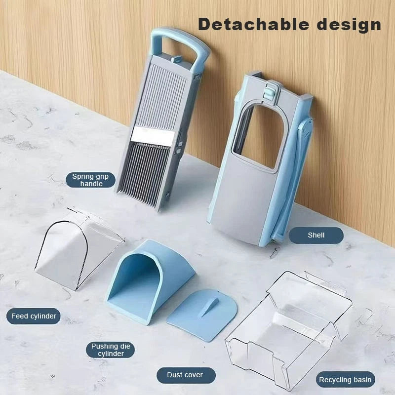 Multifunctional Green Vegetable Slicer Grater Cutter for Home Kitchen Prep