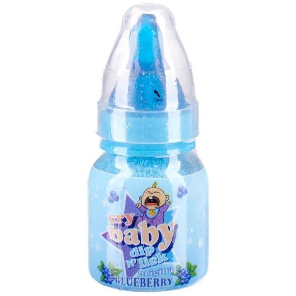 Universal Candy Cry Baby Dip n Lick | 12PK Fruit Flavoured Sweet | 32g Assorted
