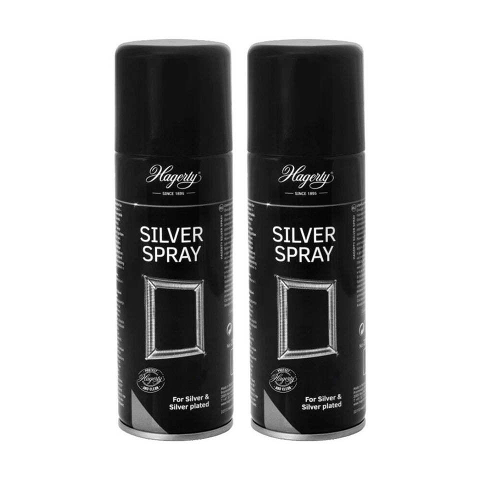 Hagerty Silver Cleaning Spray | 2Pk Metal Cleaner/Polish 200ml |
