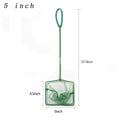 Green Fish Net | Aquarium Pond Catch Scoop 5 Inch x4 4.5 Inch