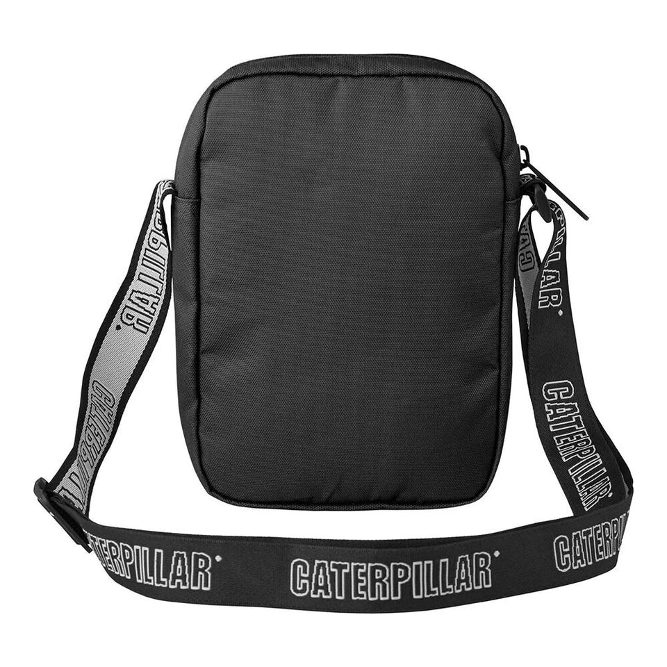 Caterpillar Men's City Adventure Shoulder Bag Adjustable Strap 20.5x15cm Black