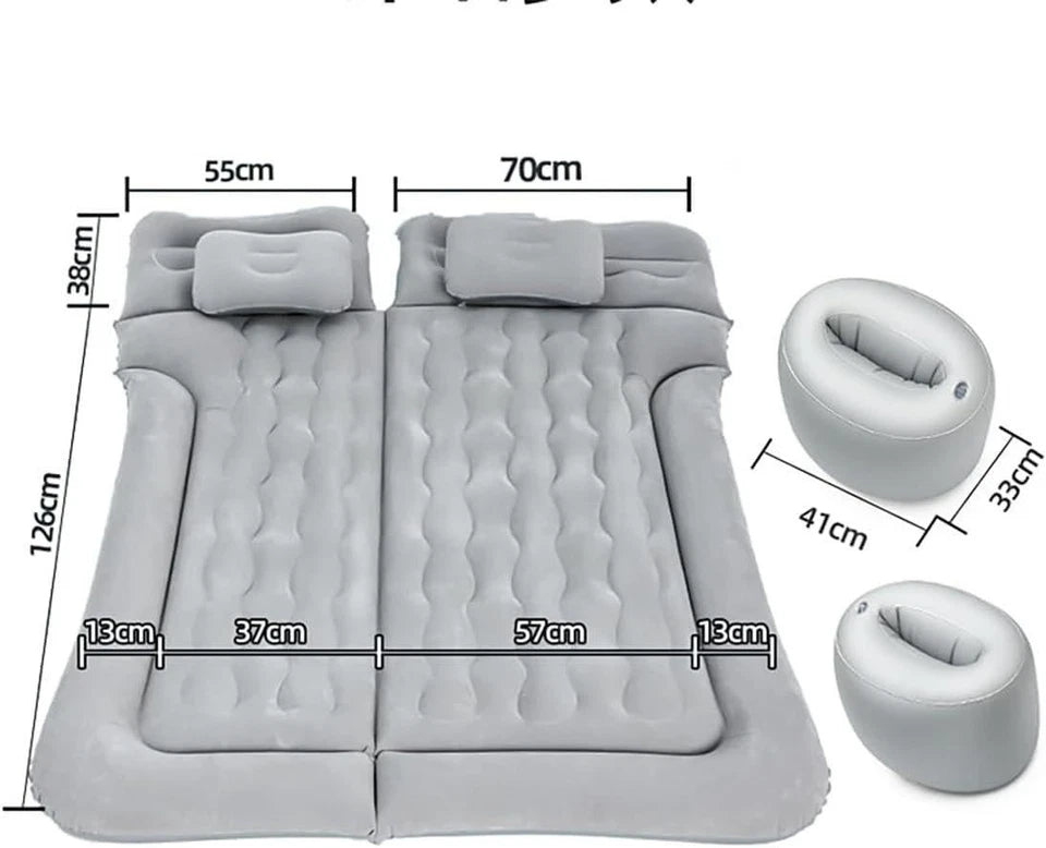 Inflatable Car Mattress Camping Travel Bed for Back Seat Sleeping