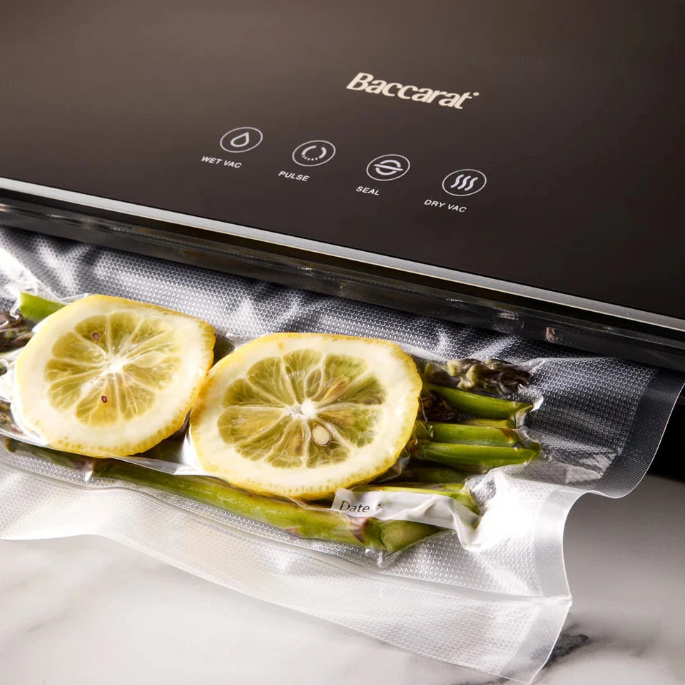 Baccarat The Easy Seal Vacuum Sealer | Food Preserver | Airtight Vacuum | Easy Touch Panel | Wet and Dry Function