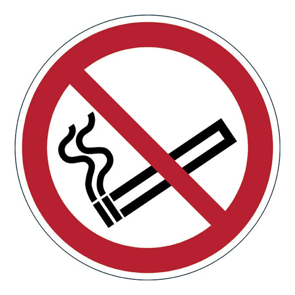 No Smoking Sign | Prohibited Smoking Self-Adhesive Sign