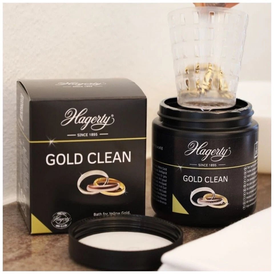 Hagerty Gold Clean Bath | Jewellery Care Tool/Accessory | 2PK Shine Restorer 170ml
