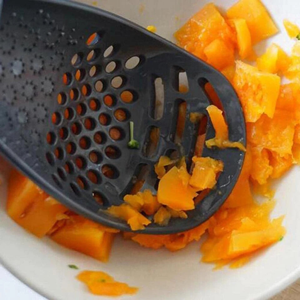 Multi-function Kitchen Utensil Spatula Spoon Cooking Tool Cookware Potato Ricer