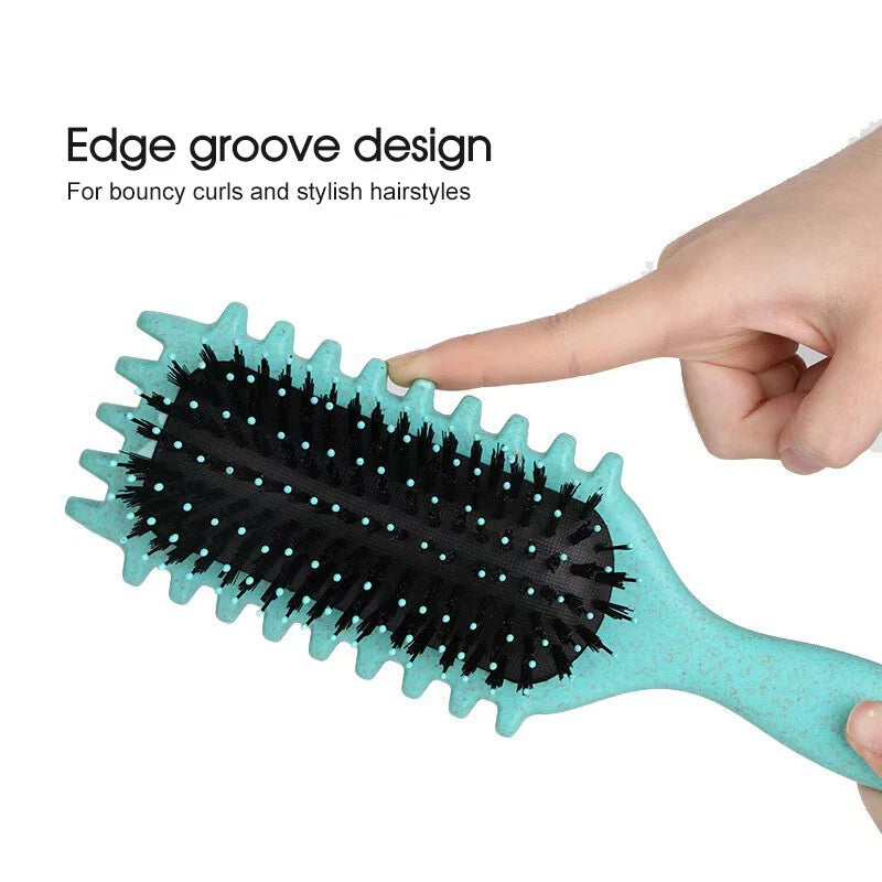 Curl Define Styling Defining Brush Hair | Purple Stylishing Tool Curl Bounce Brush
