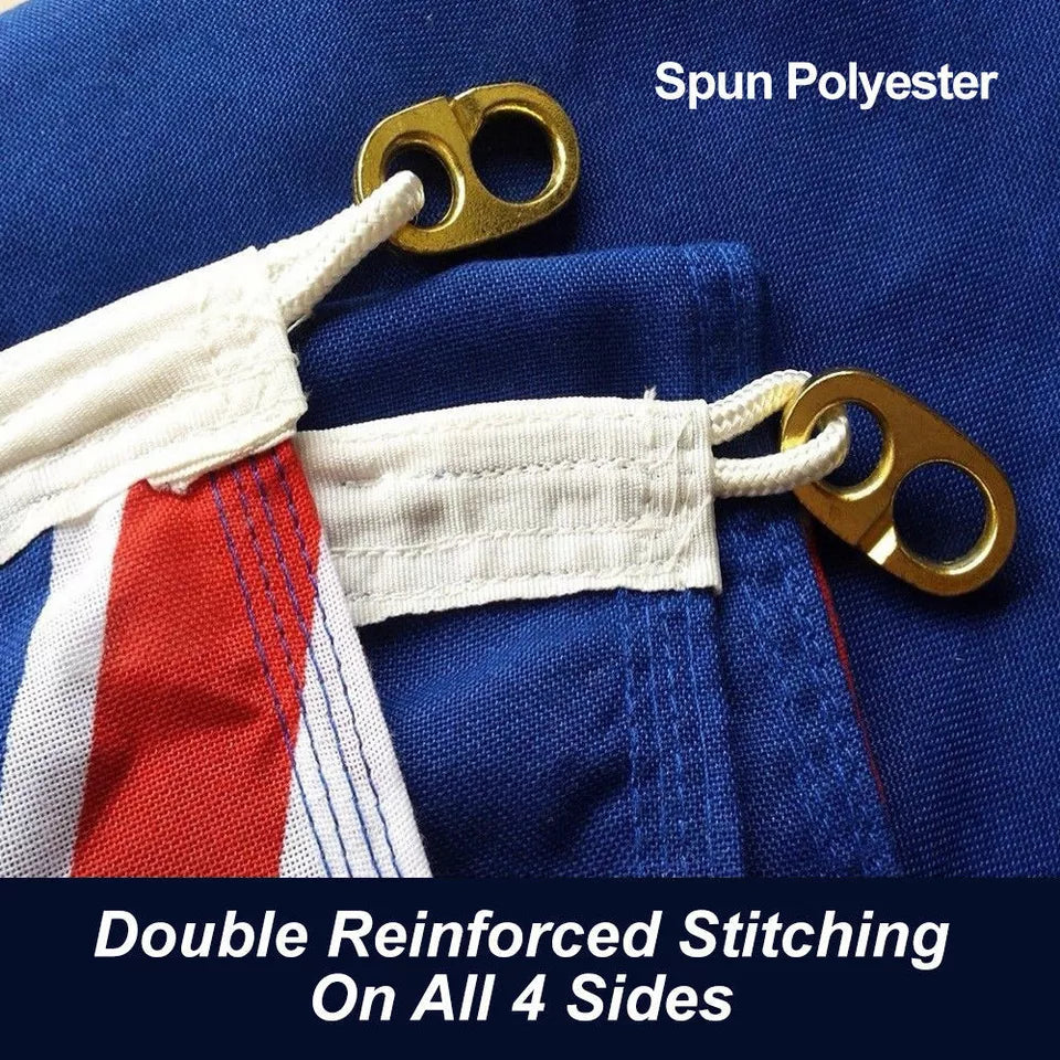 Australian Aussie Flag | Spun Polyester Brass Metal Clips | 1800x900mm | HEAVY DUTY FLAG