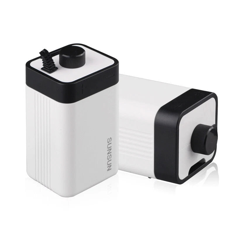 Aquarium Oxygen Pump | Aqua Fish Tank Pond Air Bubble | Disk Stone Aerator 2 Outlets | 15hPa pressure output | Suitable for Freshwater & Saltwater Aquariums