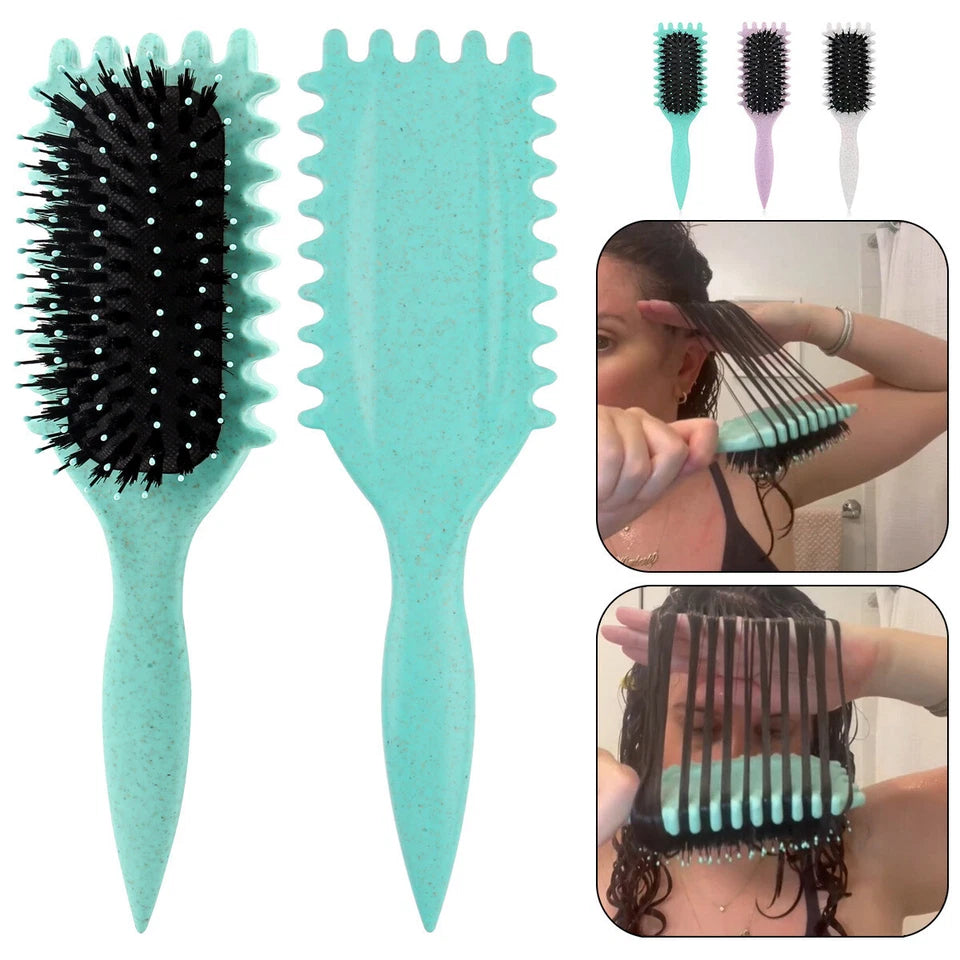 Curl Define Styling Defining Brush Hair | Purple Stylishing Tool Curl Bounce Brush