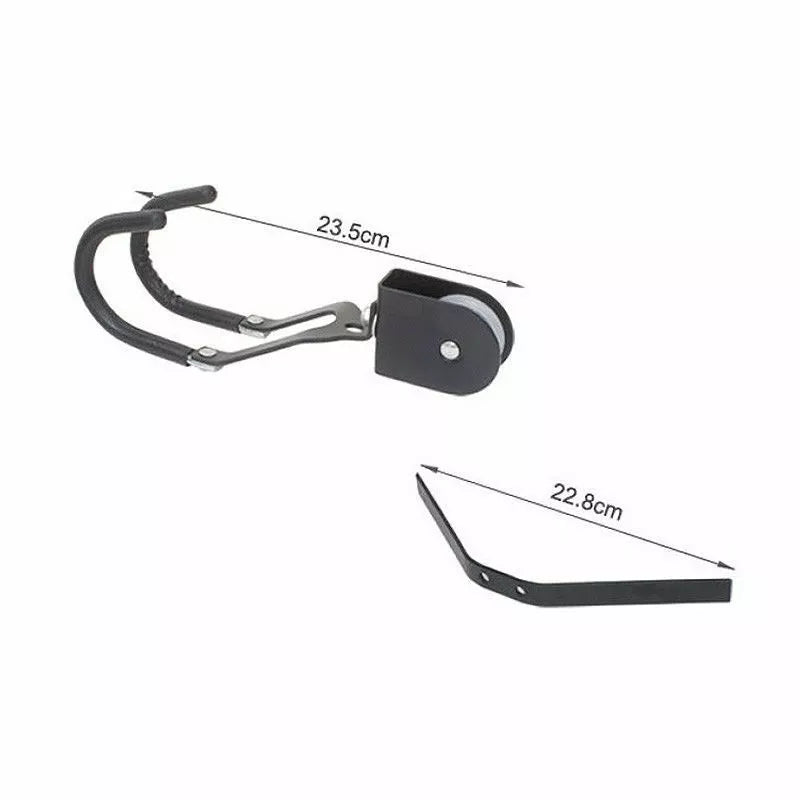 Steel Kayak/Bike Hoist | Lift Pulley System | Garage Ceiling Storage Rack | Capacity 56.7 Kg (125LBS)
