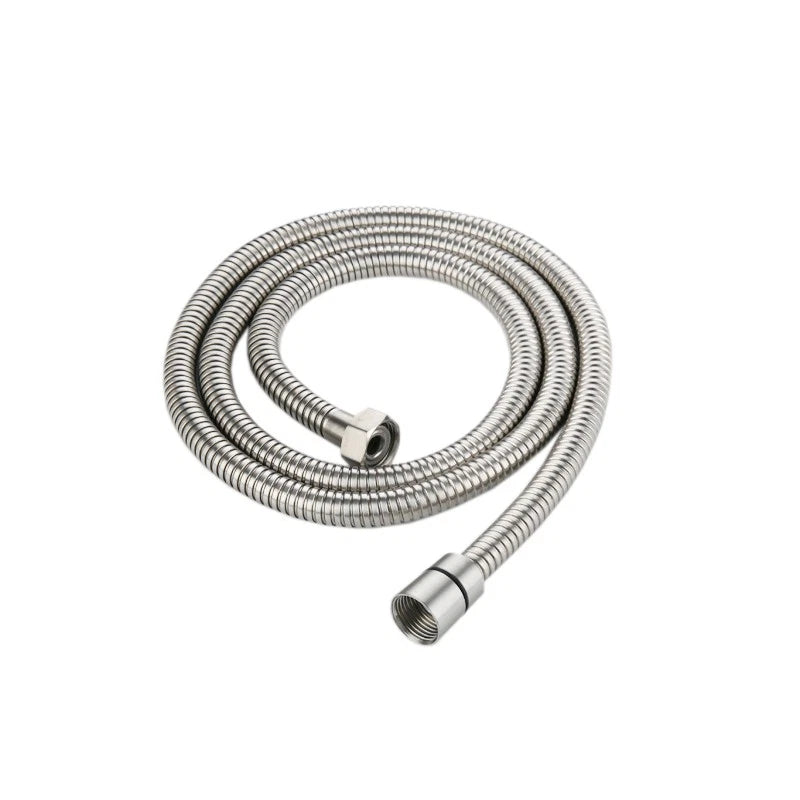High-Pressure 5-Gear Stainless Steel Shower Head w/ 1.5m Flexible Hose