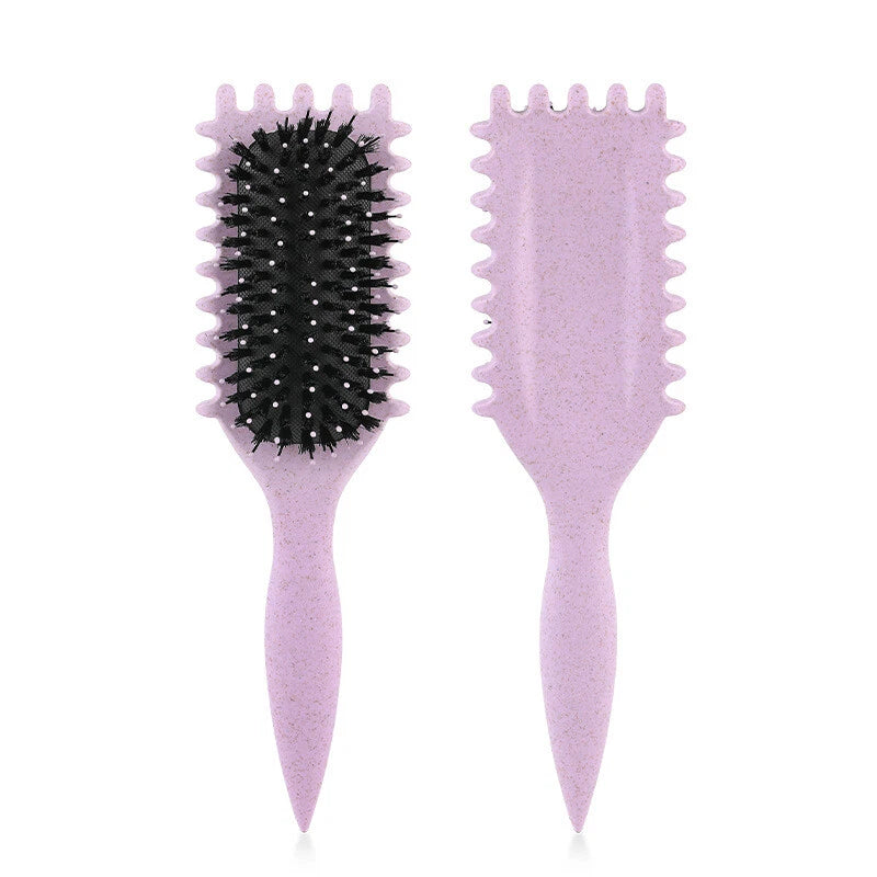 Curl Define Styling Defining Brush Hair | Purple Stylishing Tool Curl Bounce Brush