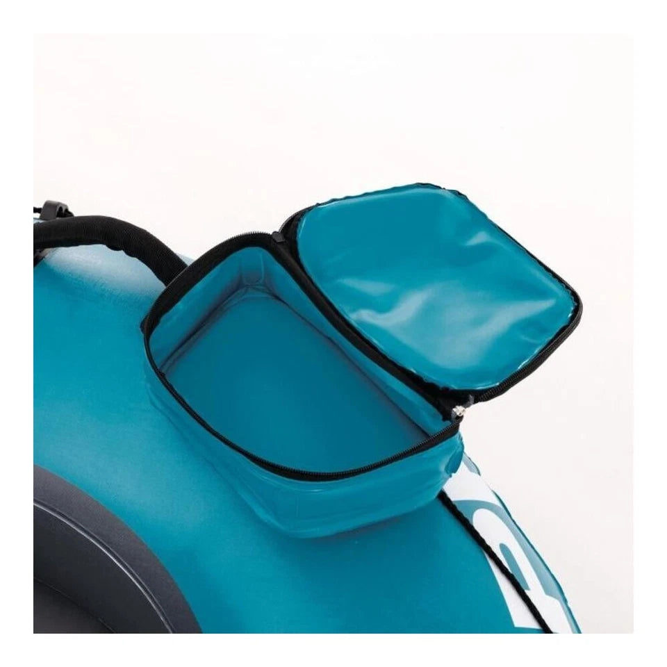 Intex River Run 1 Pro Inflatable Outdoor Floating Pool/Lake Water Tube | River Adventures | Go-Pro/Phone Mount | Two Air Chambers for Safety | All Round Grip | Cupholder