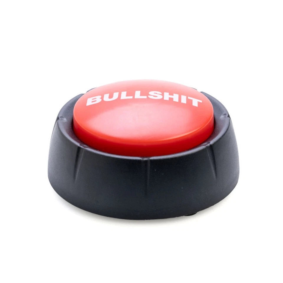 Bullshit Button Novelty Sound Party Game Red Fun & Curiosity