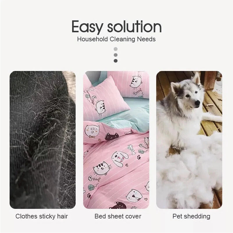 Sticky Buddy Brush Set 2pcs | Reusable Picker Cleaner Lint Roller Pet Hair Remover