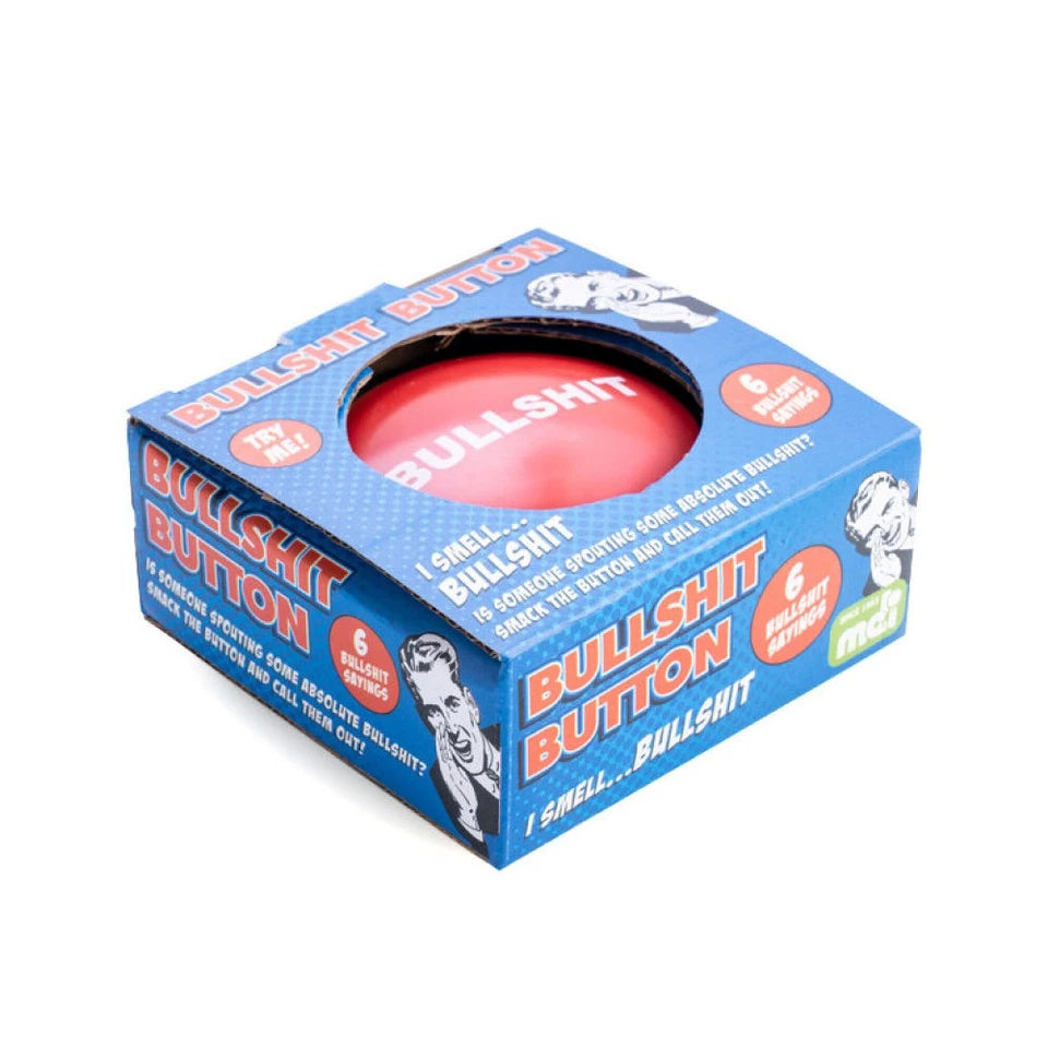 Bullshit Button Novelty Sound Party Game Red Fun & Curiosity